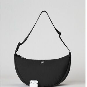 Fabletics Black Crescent Shoulder Bag